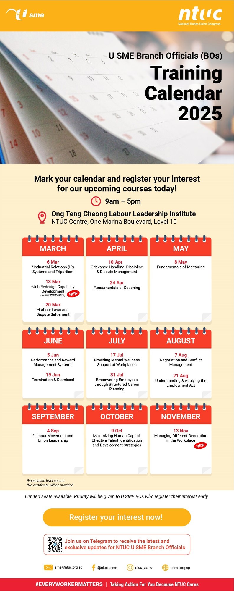 USME Training Calendar_eDM_Jan 2025_V2