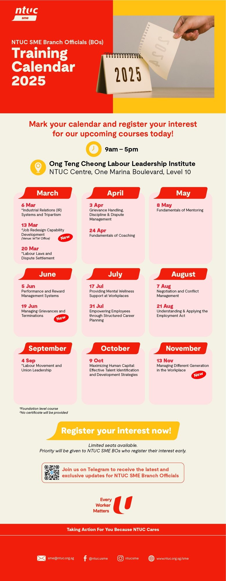USME Training Calendar_eDM_May 2025 USME Training Calendar_eDM_May 2025